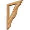 Ekena Millwork Funston Traditional Rough Sawn Bracket, Western Red Cedar, 4"W x 36"D x 48"H BKT04X36X48FST01RWR - alternate 1